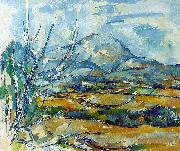 Paul Cezanne Montagne Sainte-Victoire painting